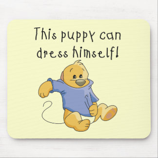 Puppy Dress Up Tshirts and Gifts Mouse Pad