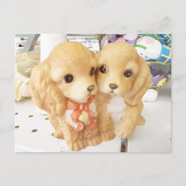 Puppy Duo Postcard (Front)