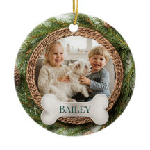 Puppy First Christmas Dog Cat Photo