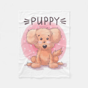 Puppy Fleece Blanket