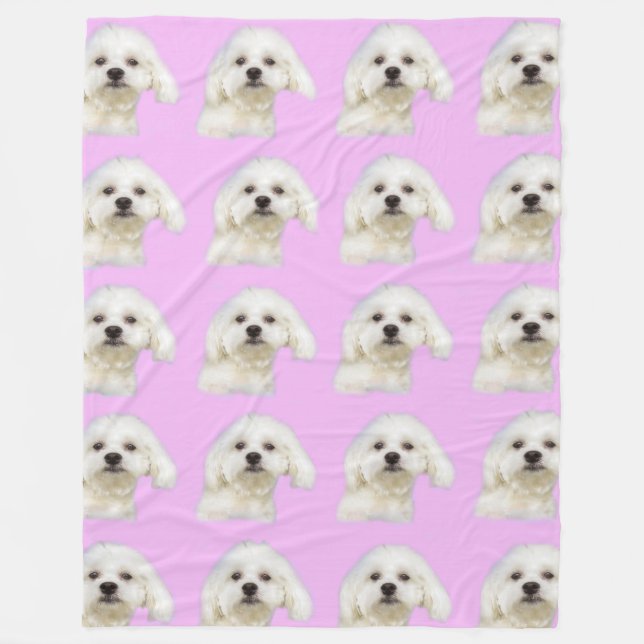 Puppy Fleece Blanket (Front)