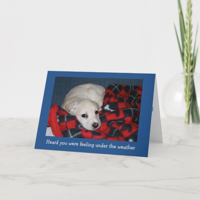 Puppy get well card (Front)