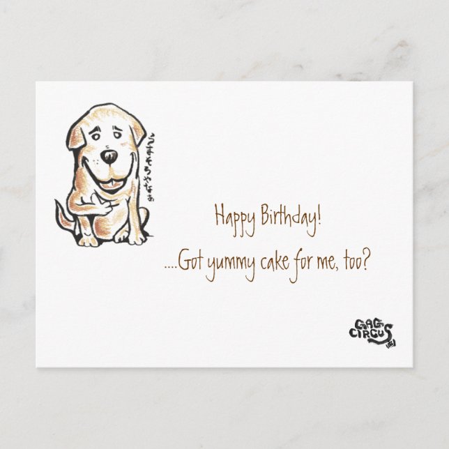 Puppy Gonta Postcard - By Gag-Circus, Osaka Japan (Front)