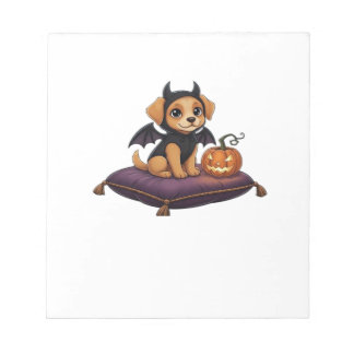 Puppy Halloween Classic T-Shirt Notepad