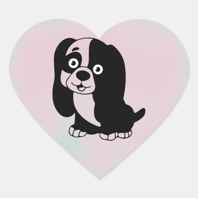 Puppy Heart Sticker (Front)