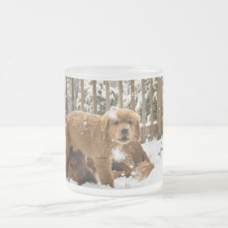 Puppy Holiday Christmas Mug - Golden Retriever