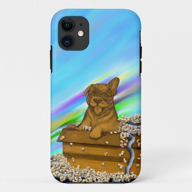 Puppy in a Box Case-Mate iPhone Case (Back)