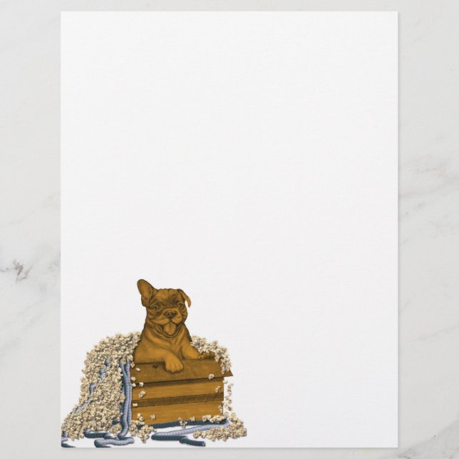 Puppy in a Box Letterhead (Front)