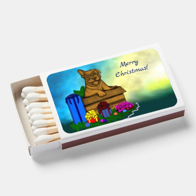 Puppy in A Box , Merry Xmas (Front Open)