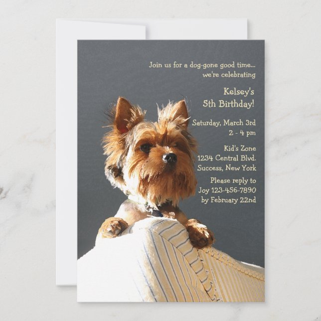 Puppy Invitation (Front)