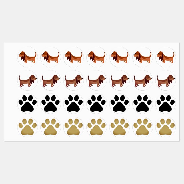 Puppy Iron-on Labels (Sheet)