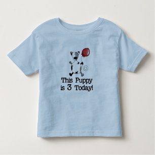 Puppy is 3 Birthday Tshirts and Gifts