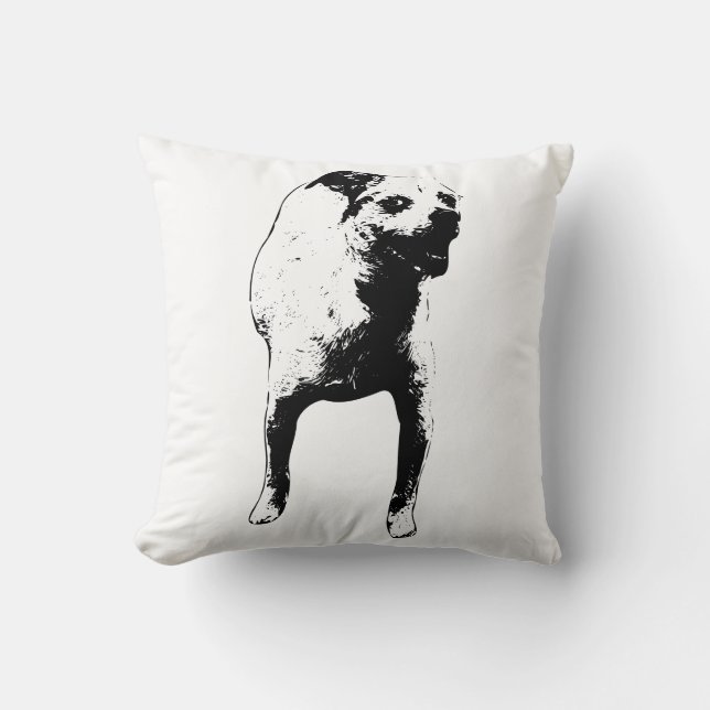 Puppy Joy For The Sofa Throw Pillow (Front)