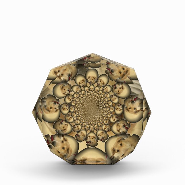 Puppy Kaleidoscope Art Print Award (Front)