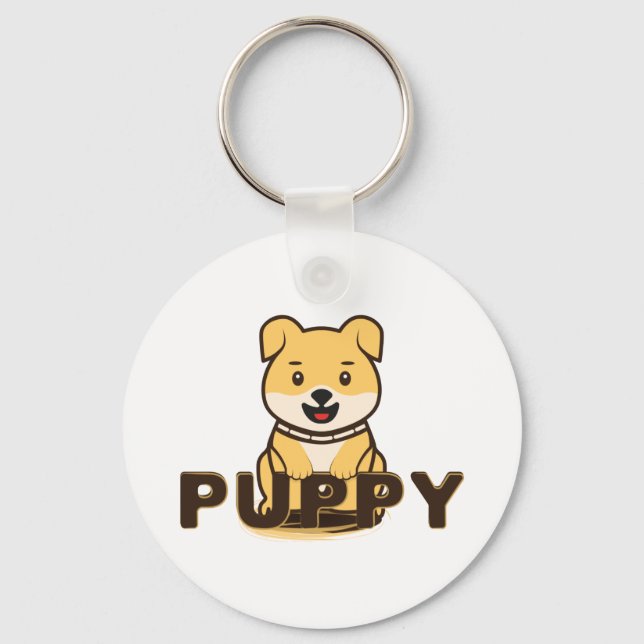 Puppy Keychain (Front)