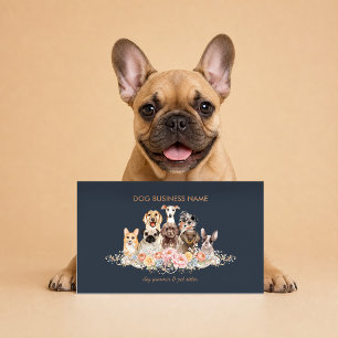 Puppy Kindergarten New Dog Coach Business Card