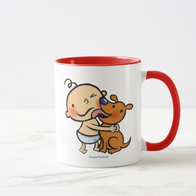 Puppy Kisses for the Baby Mug (Right)