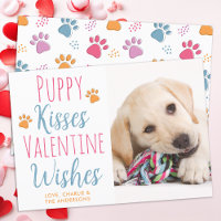 Puppy Kisses Valentines Day Pet Puppy Dog Photo