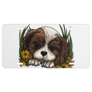 Puppy License Plate