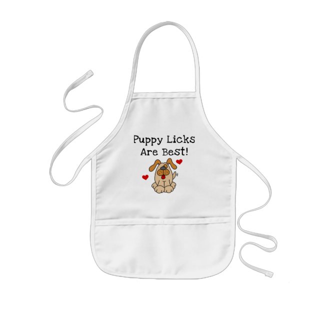 Puppy Licks Are Best Tshirts and Gifts Kids' Apron (Front)