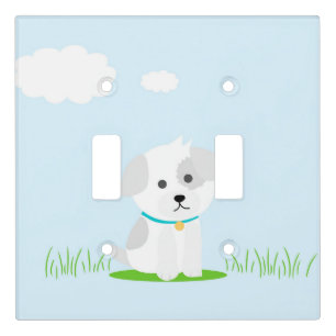 Puppy Light Switch Cover