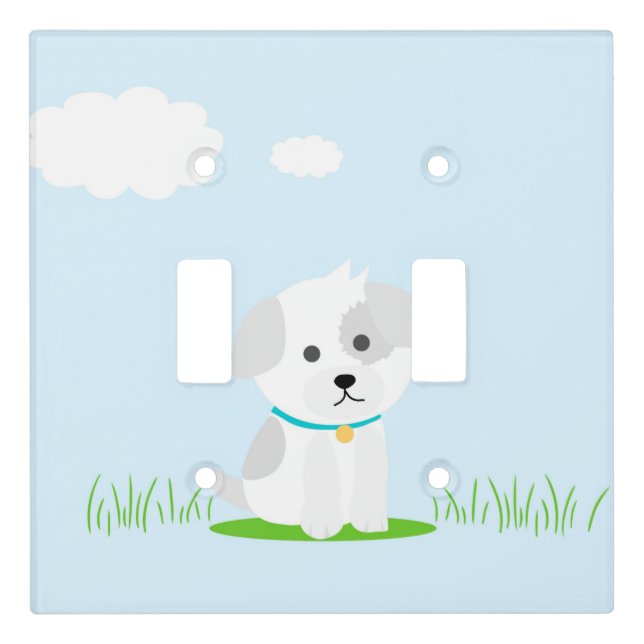 Puppy Light Switch Cover (Front)