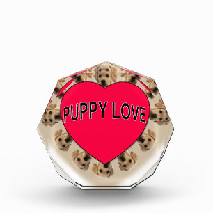 Puppy Love Acrylic Award