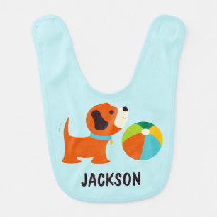 Puppy Love Baby Bib