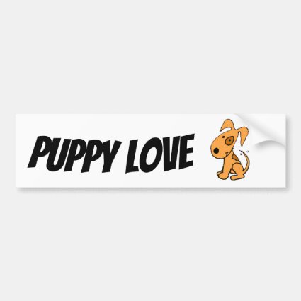 Puppy Love Bumper Sticker