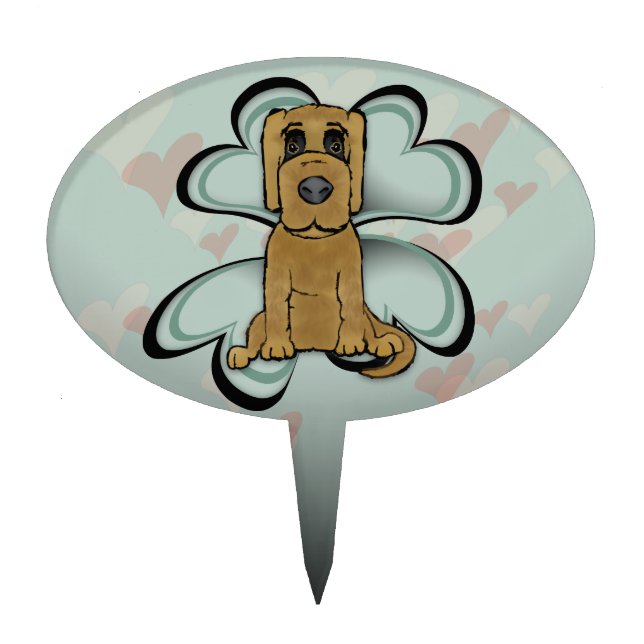 Puppy Love Cake Topper (Front)