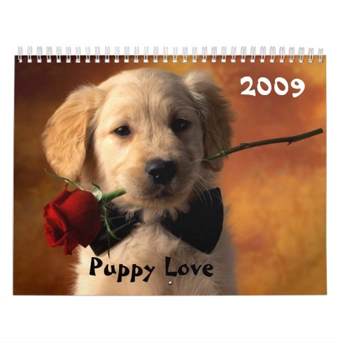 Puppy Love calendar