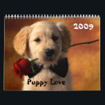 Puppy Love Calendar<br><div class="desc">A calendar of my fellow canine doggy friends, from the Chinese Shar-Pei to the American Pitbull Terrier, and everything in between! Speaking of pitbulls, did you know they are America's favorite hero dog? The pit bull was so respected in the early 1900's that the military chose an image of a...</div>