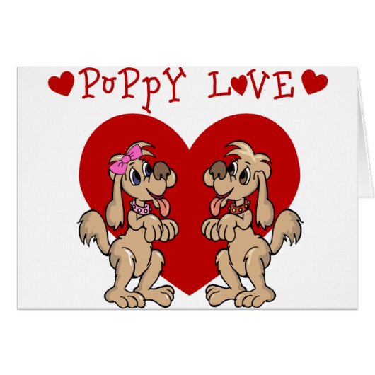 Puppy Love Cards (Front Horizontal)