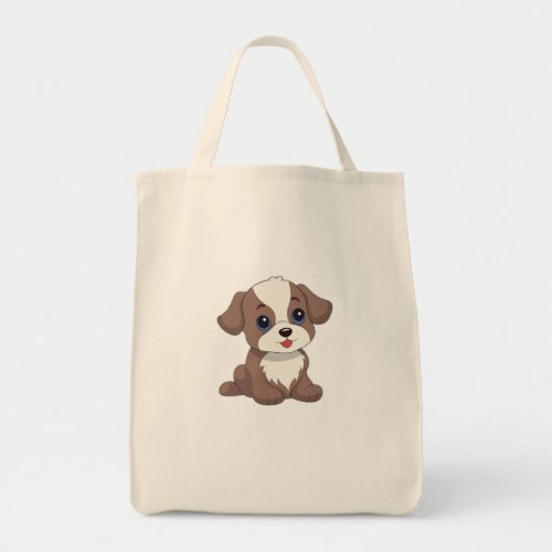 Puppy Love Carry_All Baby Dog Print Bag Tote Bag