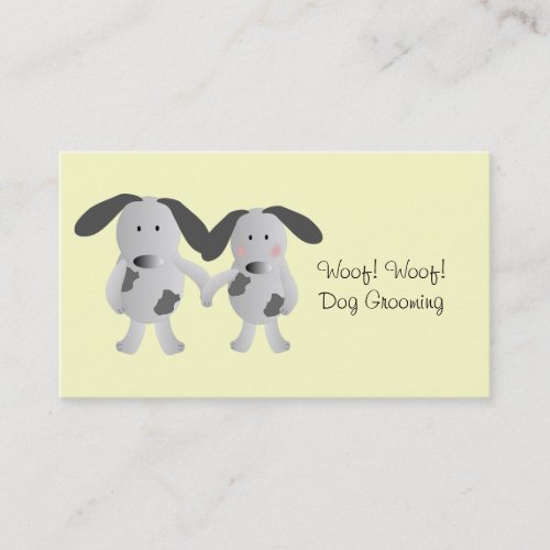 Puppy Love Dog Grooming Business Card