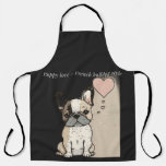 Puppy love - French bulldog style Apron