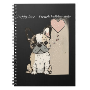 Puppy love - French bulldog style Notebook