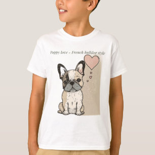 Puppy love - French bulldog style T-Shirt