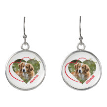 Puppy Love Heart Earrings