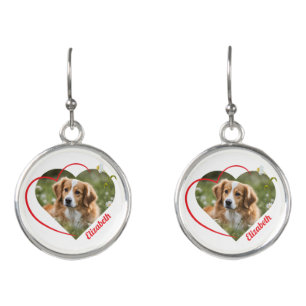 Puppy Love Heart Earrings