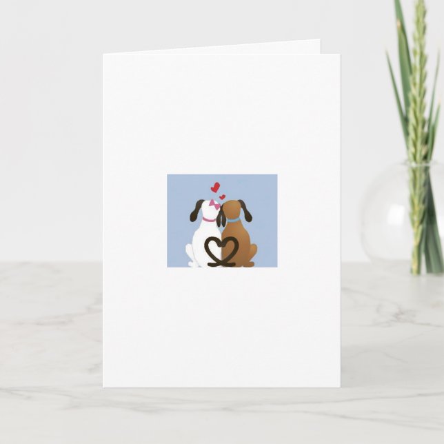 Puppy Love Holiday Card (Front)