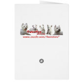 Puppy Love in an Envelope – Westie Version (Back)