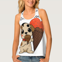 Puppy Love in Every Scoop! Tank Top