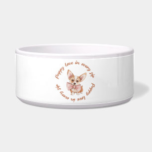 Puppy Love in Every Sip Cute Dog Lover Bowl