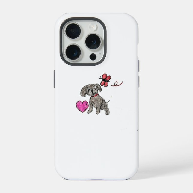 Puppy Love Iphone Case (Back)