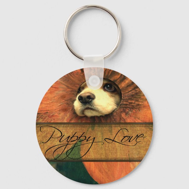 Puppy Love Keychain (Front)