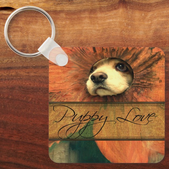 Puppy Love Keychain (Front)