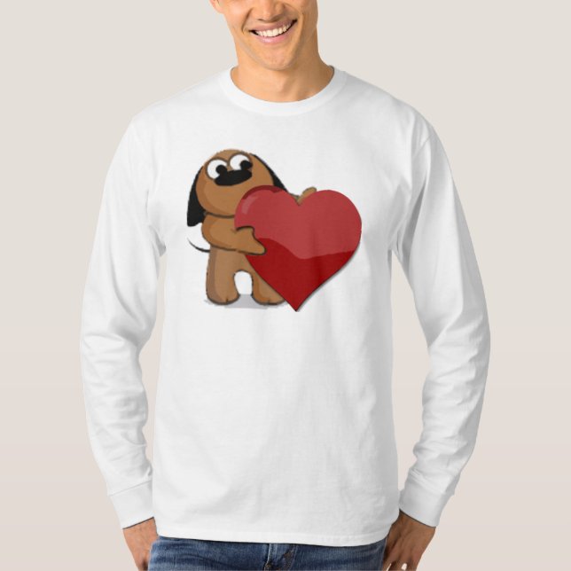 Puppy Love Long Sleeve T T-Shirt (Front)