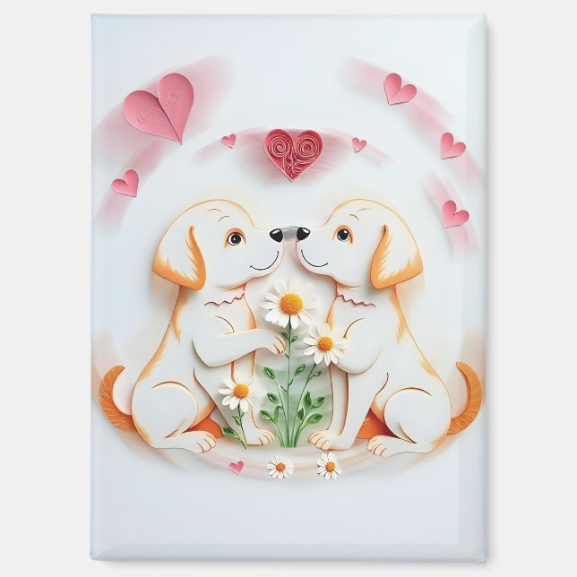 Puppy Love  Magnet (Front)