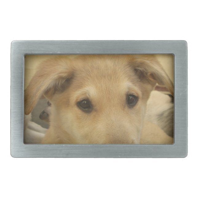Puppy Love: Man's Best Friend Belt Buckle (Front)